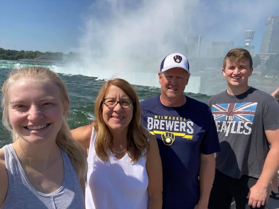 Family at Niagara Falls